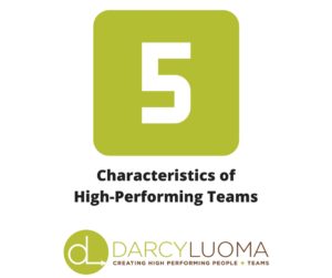 Five Characteristics of High-Performing Teams