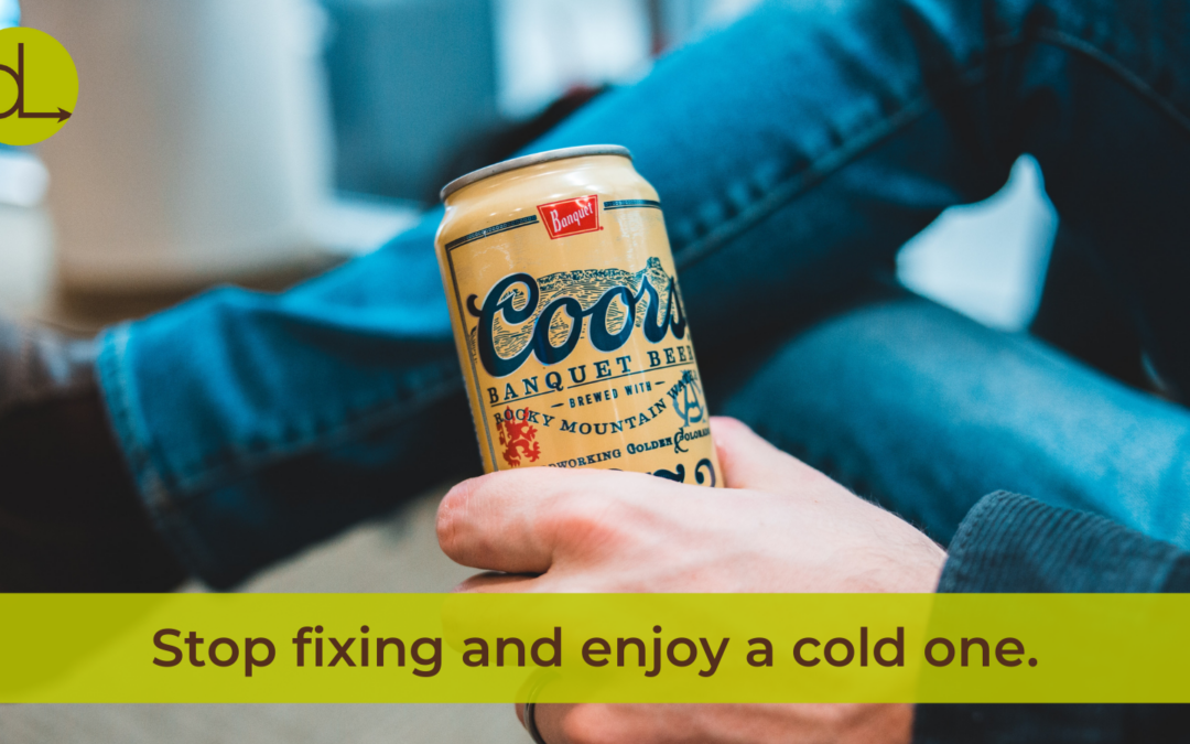 Sometimes being Thoughtfully Fit is as simple as cracking a cold one…